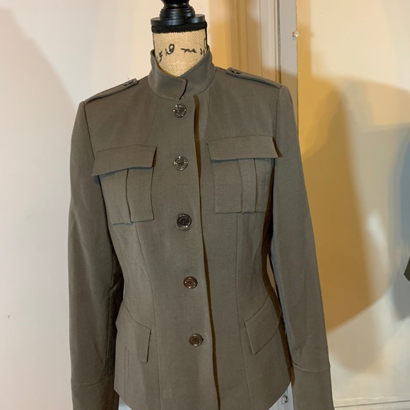 Calvin Klein Military Style Blazer - Picture 2 of 8